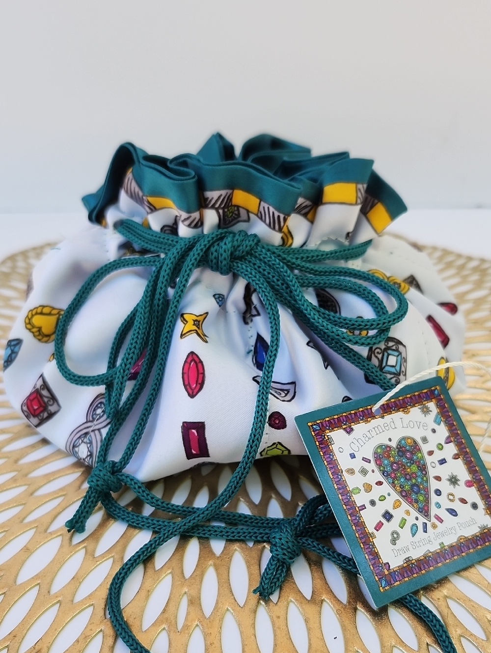 NWT BRIGHTON "CHARMED LOVE" JEWELRY POUCH